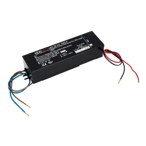 LED DRIVER 36W 1050mA CC PHASE DIMM IP67(12-35V) - LED 36 CC 1050 P
