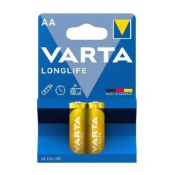ALKALİN PİL LONGLIFE 2xAA BLISTER 2Lİ - LONGLIFE AA B2