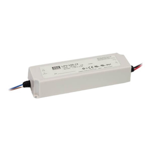 LED DRIVER 100W 24V CV NON-DIMM IP67 - LPV-100-24