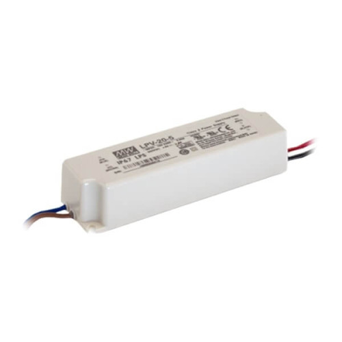 LED DRIVER 20W 15V CV NON-DIMM IP67 (1.33A MAX) - LPV-20-15