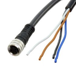 1200270127 M8 CORDSET 4PİN DÜZ DİŞİ 2M KABLOLU