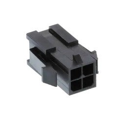 CONNECTOR HOUSING M 4 POS 3MM CRIPS ST PANEL MOUNT