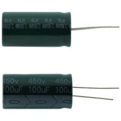 CAP.EL.100uF 450V 18x35.5 7.5MM 105C L.ESR KOSHIN