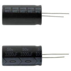 CAP.EL.3300uF 50V 18x35.5 7.5MM 105C BULK KOSHIN