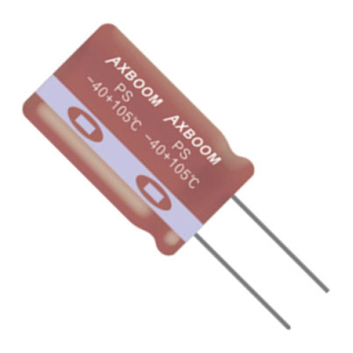 CAP.EL.100uF 25V 6.3x12 5MM 105C 2000H TP - PS-025V100AX120-T5