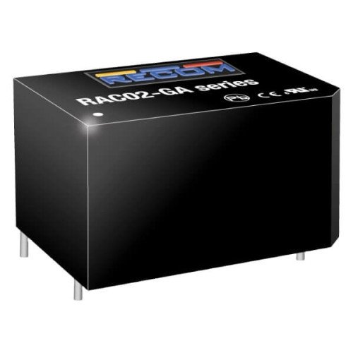 AC/DC CONV 2W 85-264VAC 5VDC 400mA - RAC02-05SGA