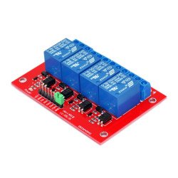 ARDUINO ACCESSORY RELAY SHIELD 5V-12V 4CH ARDUINO ACCESSORY RELAY SHIELD 5V-12V 4CH