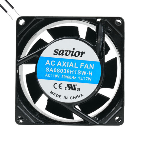 FAN 80x80x38MM 110V 0.15A 17W 2700RPM WIRE SAVIOR - SA08038H1SW-H FAN 80x80x38MM 110V 0.15A 17W 2700RPM WIRE SAVIOR - SA08038H1SW-H