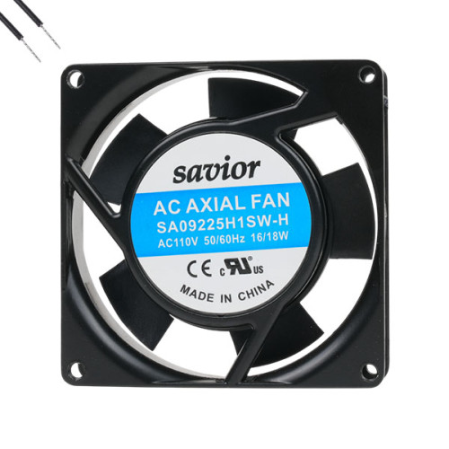 FAN 92x92x25MM 110V 0.14A 18W 2600RPM WIRE SAVIOR - SA09225H1SW-H