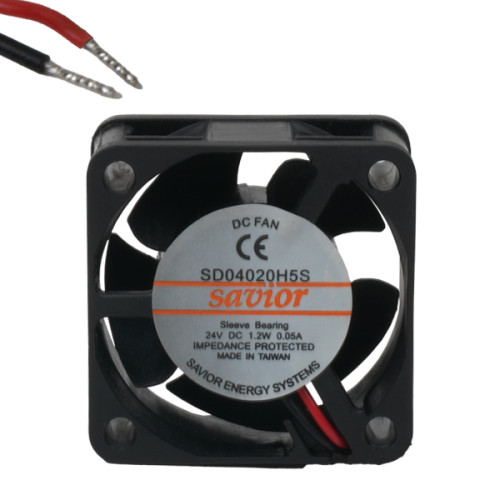 FAN 40x40x20MM 24V 0.10A 1.20W 7000RPM SAVIOR - SD04020H5S FAN 40x40x20MM 24V 0.10A 1.20W 7000RPM SAVIOR - SD04020H5S