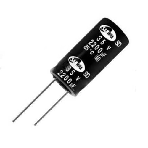 CAP.EL.22uF 25V 5x11 5MM 85C TB SAMWHA - SD1E226M05011PA