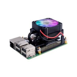 Black Low-Profile ICE Cooling Fan for Raspberry Pi - SEEED-114992331 Black Low-Profile ICE Cooling Fan for Raspberry Pi - SEEED-114992331