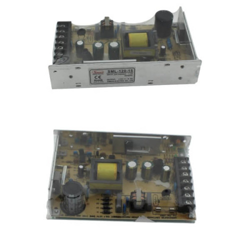 POWER SUPPLY 8A 15V ÜSTÜ ACIK METAL KASA - SML-120-15 POWER SUPPLY 8A 15V ÜSTÜ ACIK METAL KASA - SML-120-15