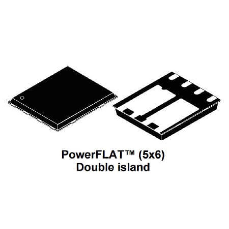MOSFET DIS.20A 100V 2N-CH POWERFLAT-5x6 - STL8DN10LF3