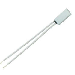 THERMOSTAT 5A 250V 105C 15*7.0*3.5MM 25MM WIRE - TB05-BB5D-105