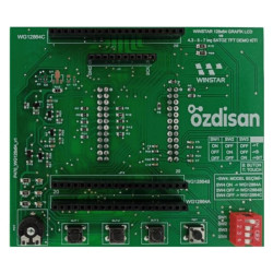 WINSTAR SATOZ EVAL BOARD V1 128x64 LCD-OLED TFT 5V - TFT LCD OLED DEMOKIT 5V