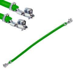 PRE-CRIMPED 2.50 to 2.50 SCKT to SCKT GREEN 300MM