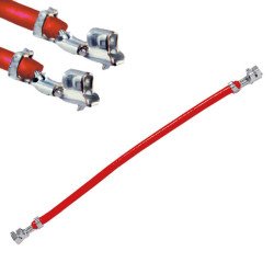 PRE-CRIMPED 2.50 to 2.50 SCKT to SCKT RED 300MM