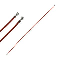 PRE-CRIMPED 2.50 to 2.50 SCKT to SCKT ORANGE200MM