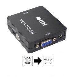 VGA-HDMI ÇEVİRİCİ APARAT 1080P - VGA-HDMI DÖNÜŞTÜRÜCÜ