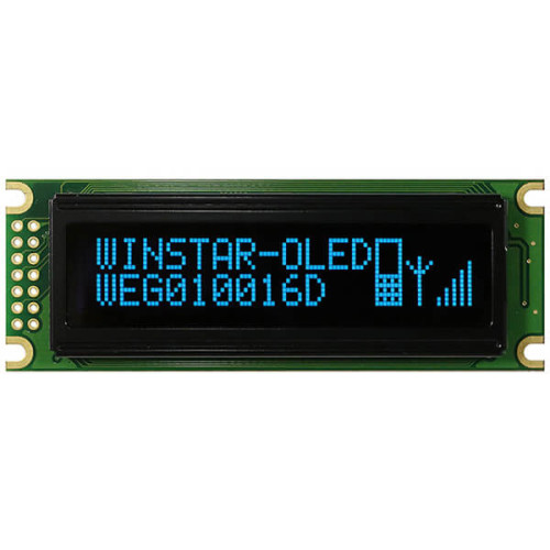 OLED GRAPHIC 100X16 BLUE 2.4" - WEG010016DBPP5N00000 OLED GRAPHIC 100X16 BLUE 2.4" - WEG010016DBPP5N00000
