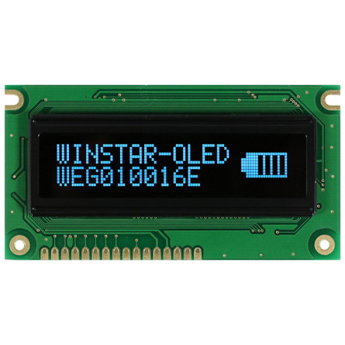 OLED GRAPHIC 100X16 BLUE 2.4" - WEG010016EBPP5N00000 OLED GRAPHIC 100X16 BLUE 2.4" - WEG010016EBPP5N00000