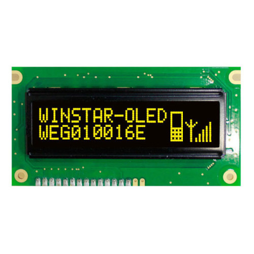OLED GRAPHIC 100X16 YELLOW 2.4" - WEG010016ELPP5N00000 OLED GRAPHIC 100X16 YELLOW 2.4" - WEG010016ELPP5N00000