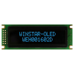 OLED CHARACTER 8X2 BLUE 1.2" - WEH000802ABPP5N00100