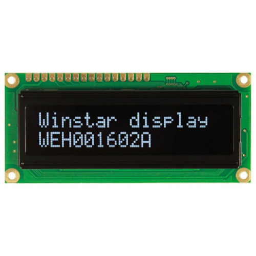 OLED CHARACTER 16X2 WHITE 2.29" - WEH001602AWPP5N00000 OLED CHARACTER 16X2 WHITE 2.29" - WEH001602AWPP5N00000