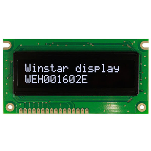 OLED CHARACTER 16X2 WHITE - WEH001602EWPP5N00000 OLED CHARACTER 16X2 WHITE - WEH001602EWPP5N00000