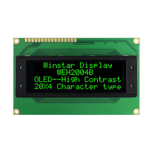 OLED CHARACTER 20X4 GREEN - WEH002004BGPP5N00001 OLED CHARACTER 20X4 GREEN - WEH002004BGPP5N00001