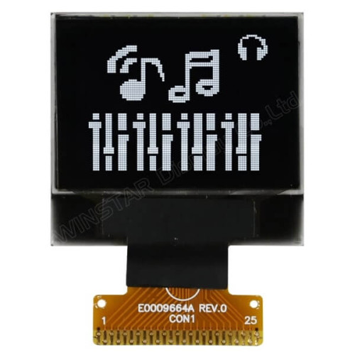 OLED COG 96X64 WHITE 0.95" - WEO009664AWPP3N00000