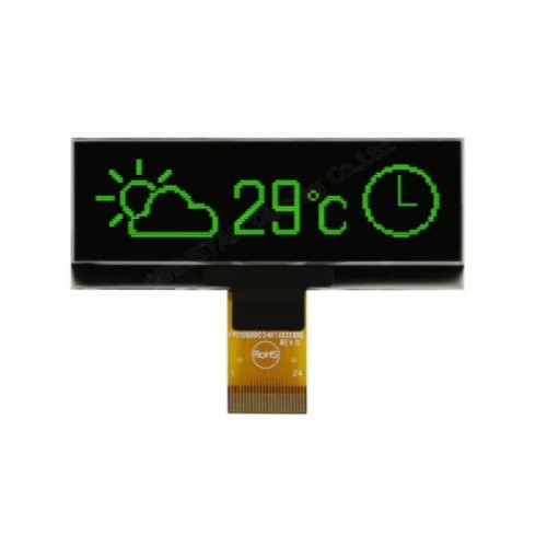 OLED COG 128X32 GREEN 2.22" - WEO012832AGPP3N00000