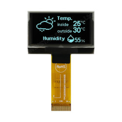 OLED COG 128X64 WHITE 1.54" - WEO012864AWPP3N00000