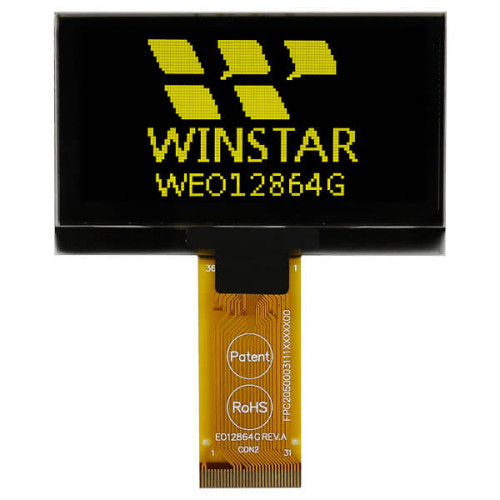 OLED COG 128X64 YELLOW 2.42" - WEO012864GLPP3N00E00 OLED COG 128X64 YELLOW 2.42" - WEO012864GLPP3N00E00