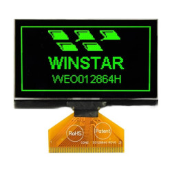 OLED COG 128X64 GREEN 2.42" - WEO012864HGPP3N00000