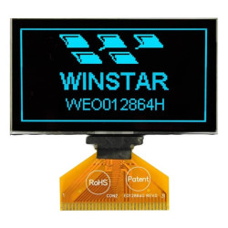 OLED COG 128X64 SKY BLUE 2.42" - WEO012864HSPP3N00000