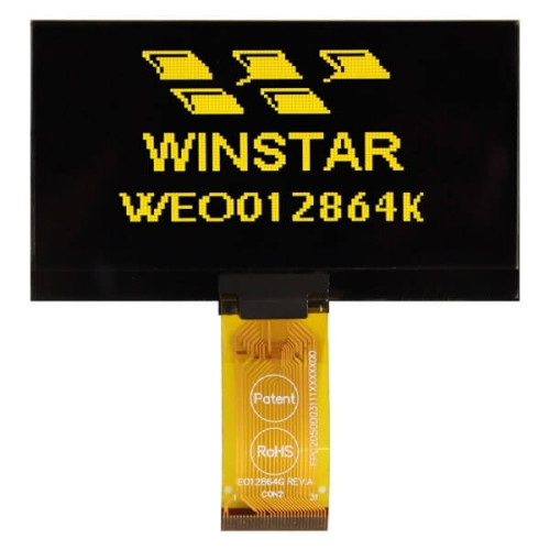 OLED COG 128X64 YELLOW 2.7" - WEO012864KLPP3N00000