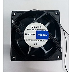 FAN 120x120x38mm 220-240VAC  - KABLOLU - DEMEX G12038HA2BL-7P