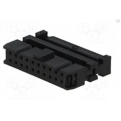 CONNECTOR IDC 30PIN (2x15) 180C BLACK - DS1016-30MANBB