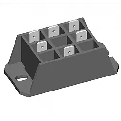 VHF36-12IO5 DIODE BRIDGE 36A 1200V 1/2C 1PH+FWD IXYS