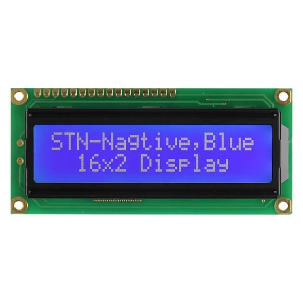 LCD CHARACTER 16X2 STN NEGATIVE BLUE 5V LCD CHARACTER 16X2 STN NEGATIVE BLUE 5V